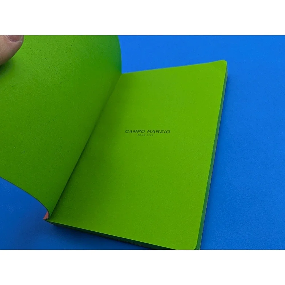 Campo Marzio Orange Leather Bound Notebook Journal 8